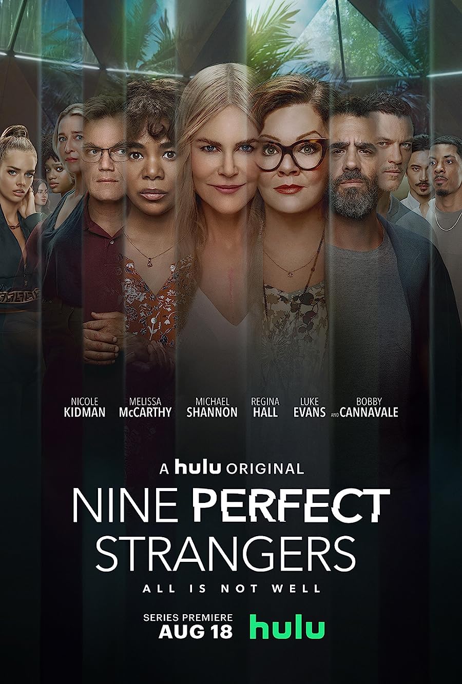 دانلود سریال نه غریبه کامل Nine Perfect Strangers دوبله فارسی و بدون سانسور