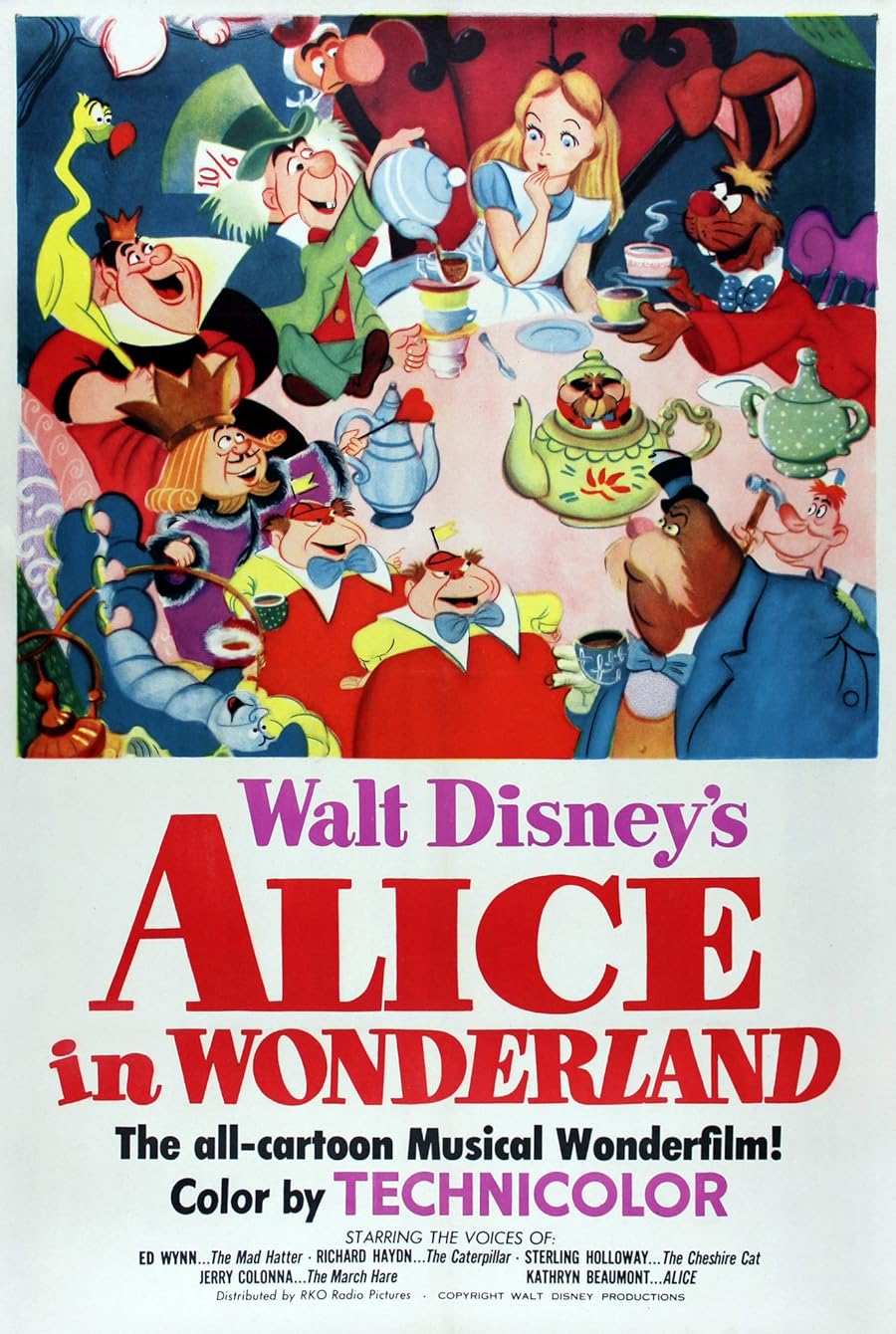 دانلود انیمیشن Alice in Wonderland 1951 دوبله فارسی بدون سانسور