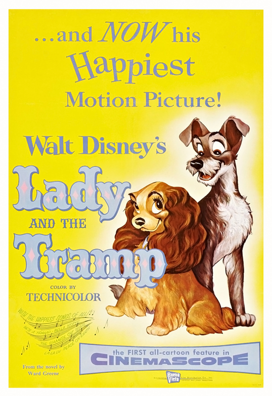 دانلود انیمیشن Lady and the Tramp 1955 دوبله فارسی بدون سانسور