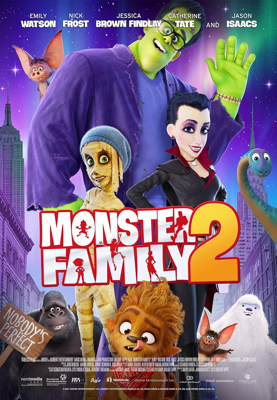 دانلود انیمیشن Monster Family 2 2021 دوبله فارسی بدون سانسور
