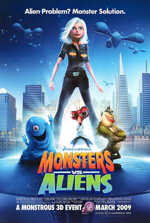 دانلود انیمیشن Monsters vs. Aliens 2009 دوبله فارسی بدون سانسور