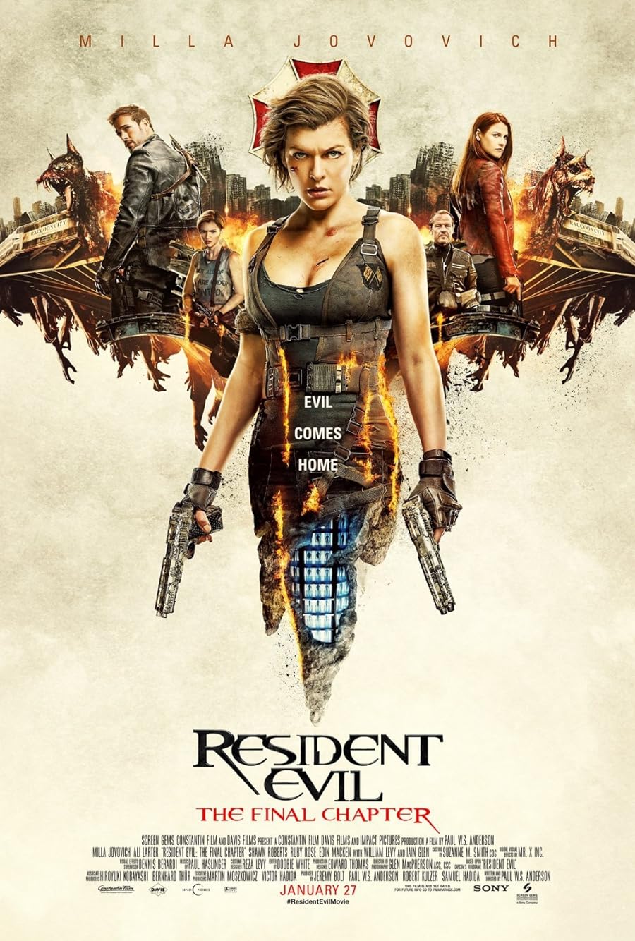 دانلود فیلم خارجی Resident Evil: The Final Chapter 2016 دوبله فارسی بدون سانسور