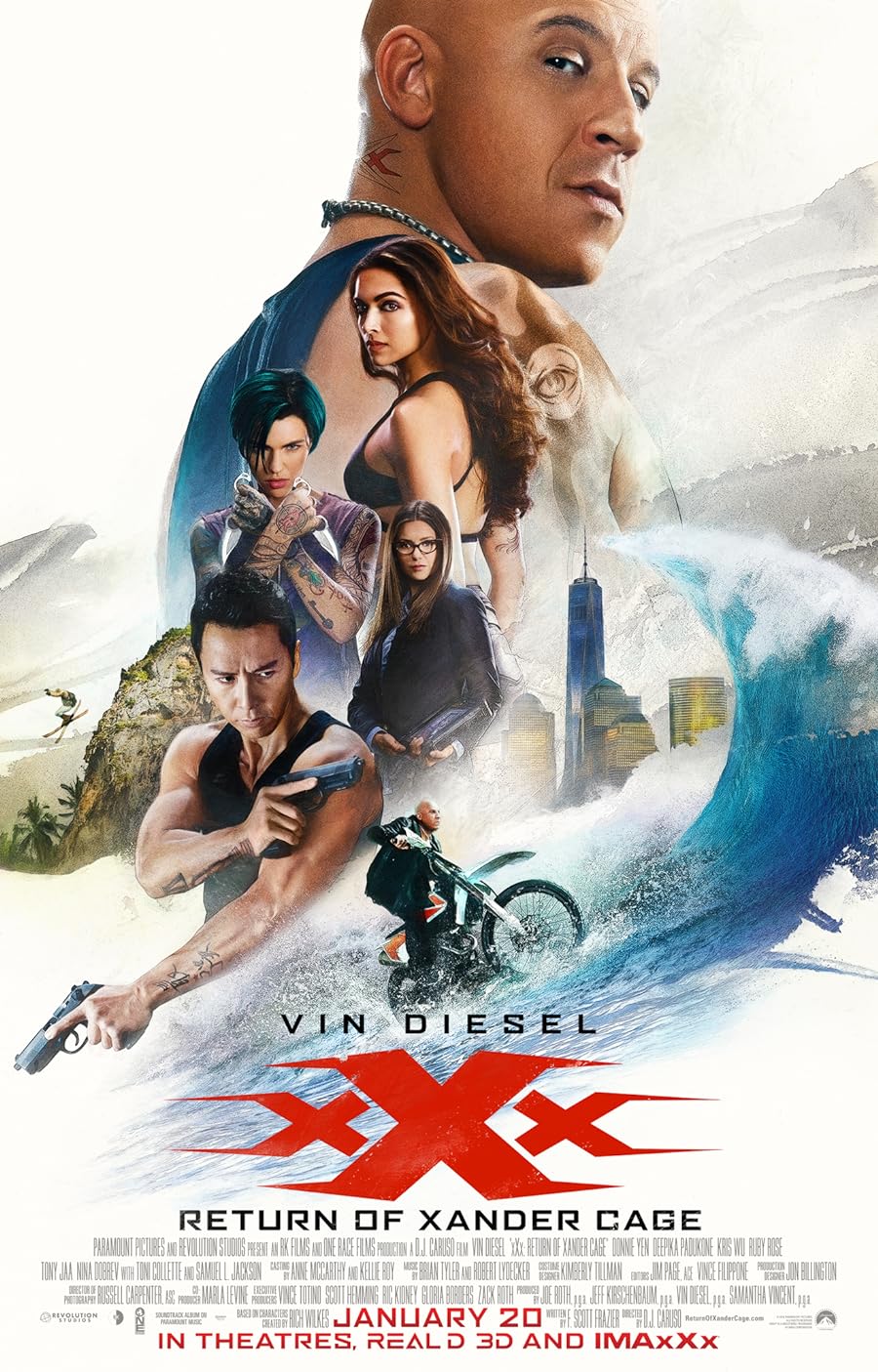 دانلود فیلم بازگشت 3 ایکس xXx: Return of Xander Cage 2017 دوبله فارسی بدون سانسور