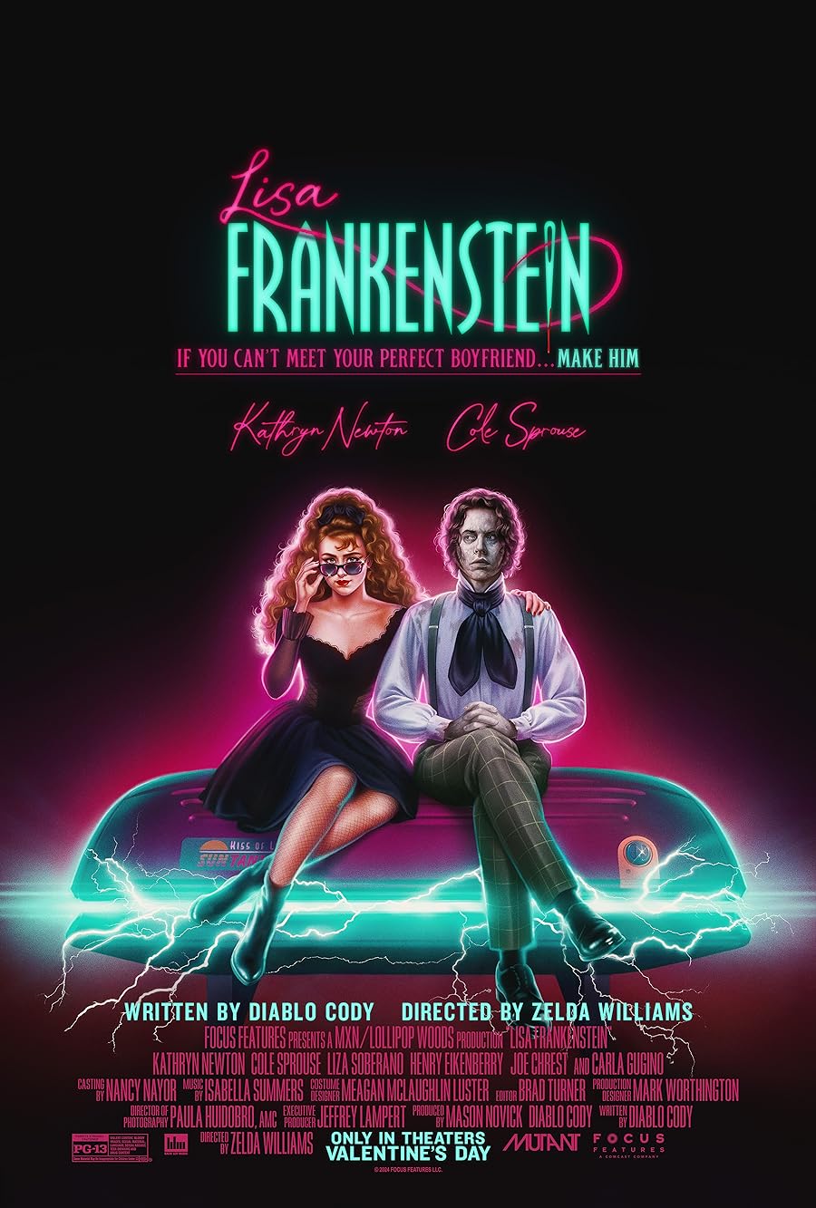 دانلود فیلم لیزا فرانکشتاین Lisa Frankenstein 2024 دوبله فارسی