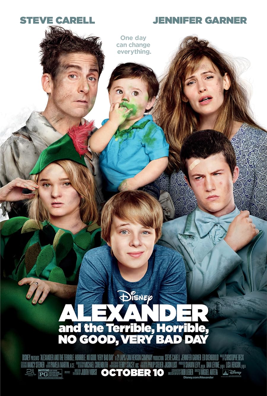 دانلود فیلم الکساندر و روز وحشتناک، افتضاح، ناگوار، خیلی بد Alexander and the Terrible, Horrible, No Good, Very Bad Day 2014